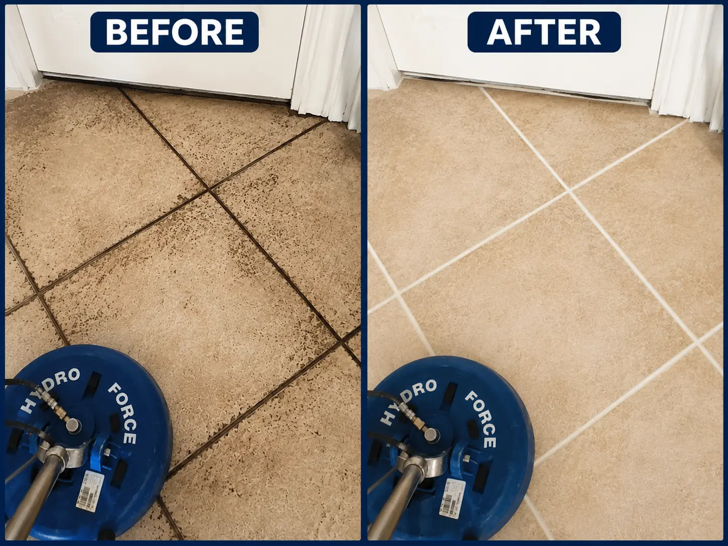 Tile and grout cleaning before and after Missoula